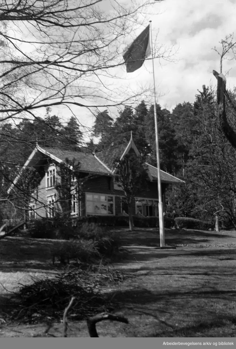 Arbeidernes Høyskole på Malmøya. 1938
