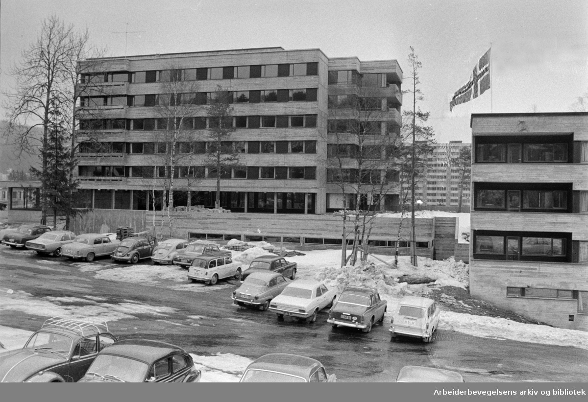 Ammerud. Oslo Indremisjons nye sykehjem innviet..April 1970