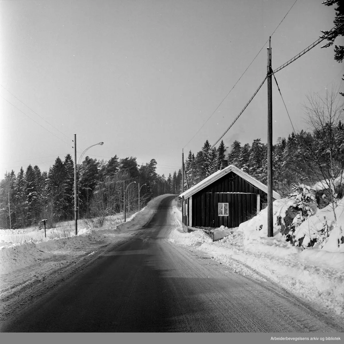 Ankerveien. Desember 1965