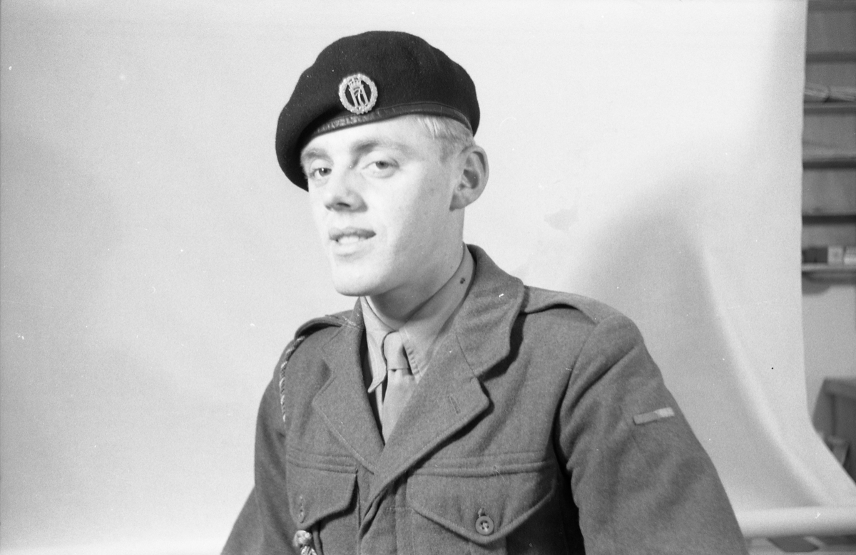 Portrett av en soldat, antatt Ole Nordeng.