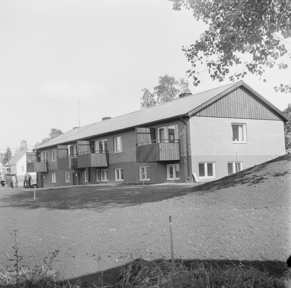 Österlövsta före sin tid med pensionärsbostäder, Österlövsta socken, Uppland, september 1971