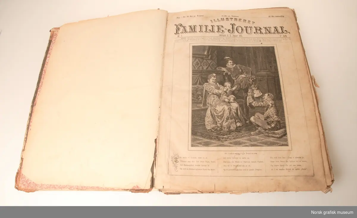 Illustrert Familie-Journal, nå Allers, fra 1881.