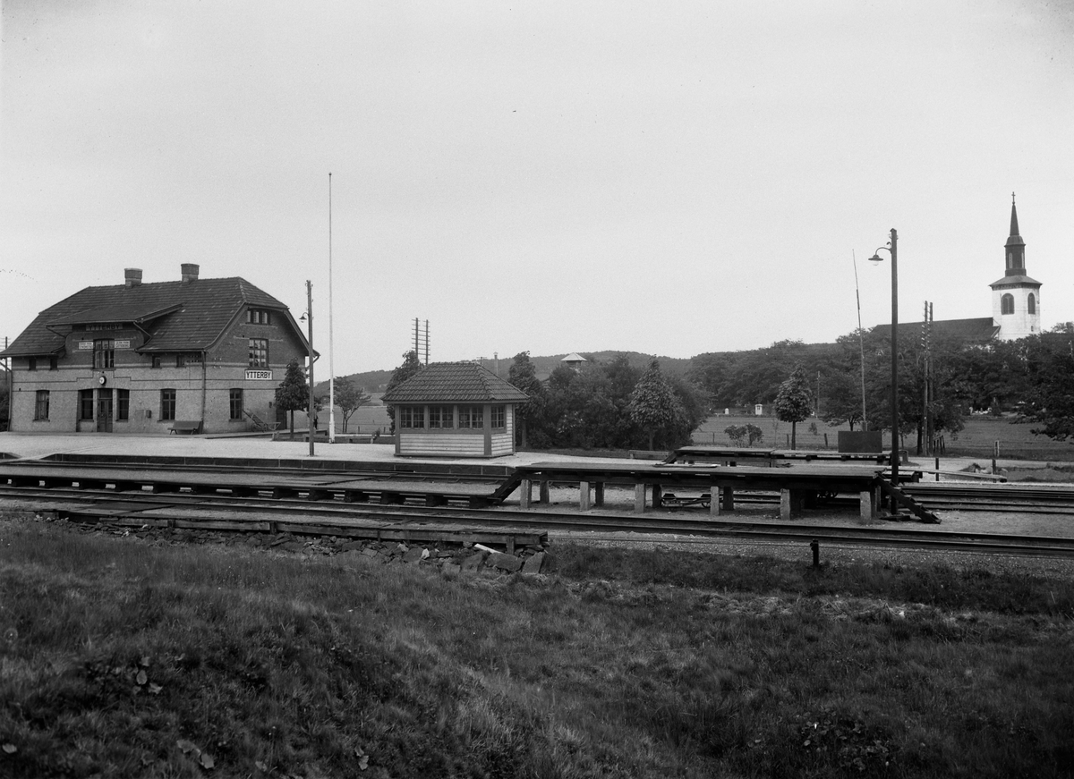 Ytterby station. - Järnvägsmuseet / DigitaltMuseum