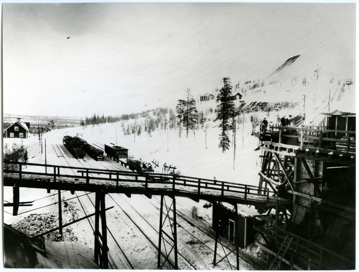 Tingsvallskulle bangård Tingvallskulle mellan Malmberget och Vitåfors ...