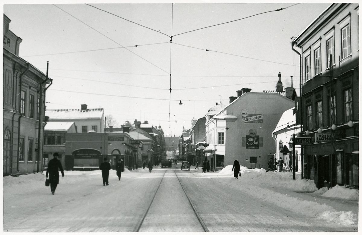 Vaksalagatan, Uppsala. Järnvägsmuseet / DigitaltMuseum