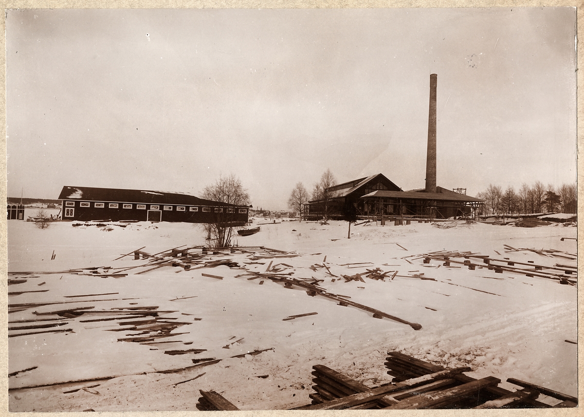 Statens Järnvägars slipersfabrik i Piteå.