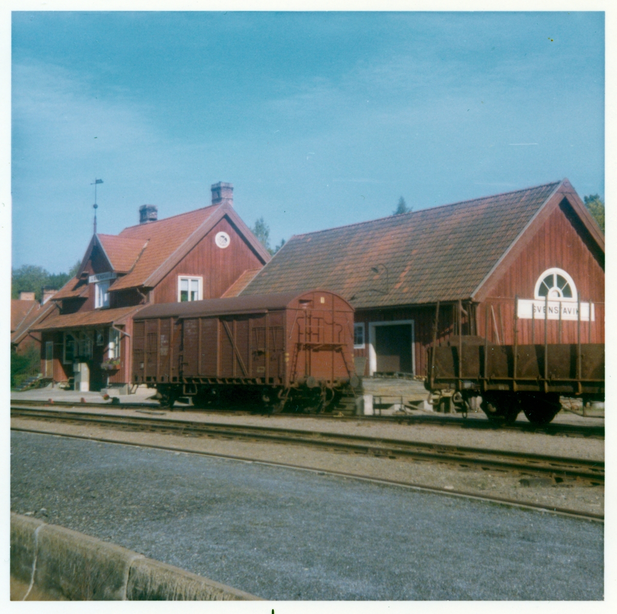 Svenstavik stationshus.