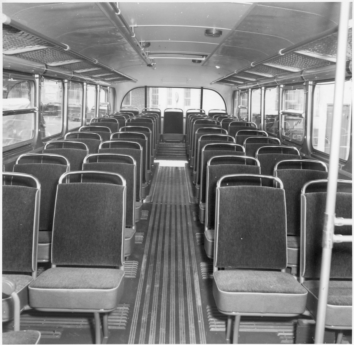 Sittplatser i en buss.