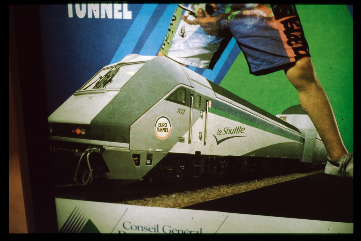 Reklam för Eurotunnel Le Shuttle.