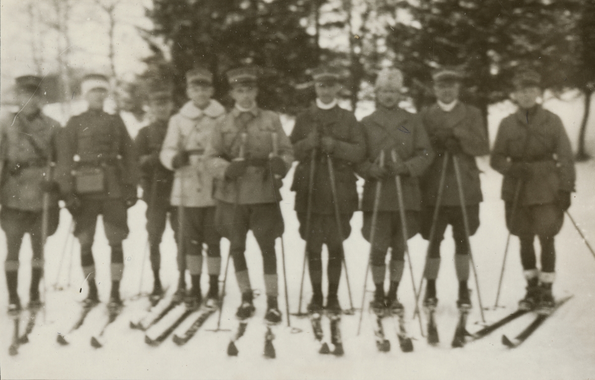 Officersövningar i Hålland 10-18.3.1931.