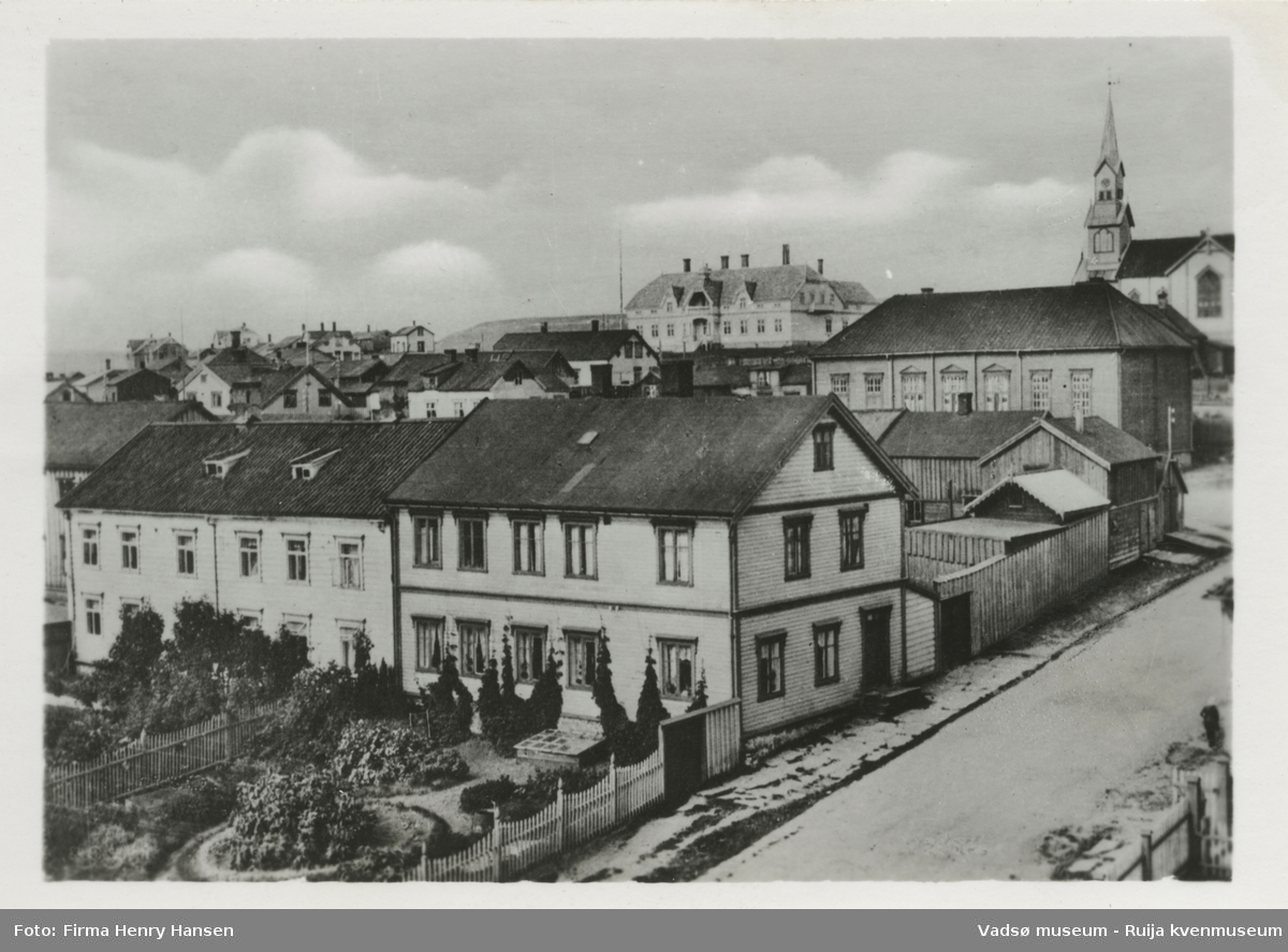 Gatebilde, Vadsø, 1930-tallet.