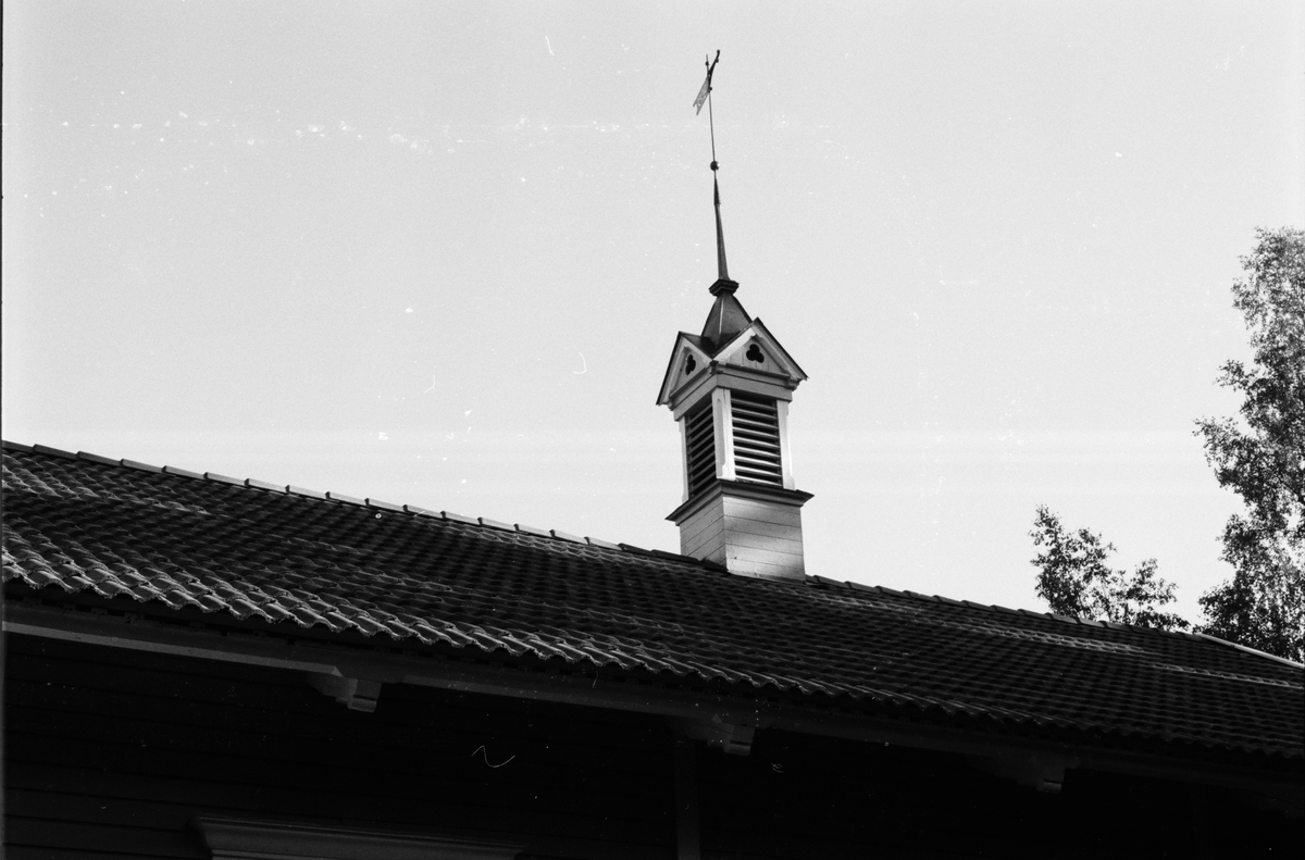 Byggnadsdetalj, missionshuset, Dannemora, Uppland augusti 1991