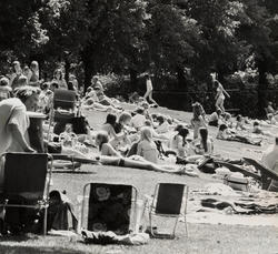 Frognerbadet. Juli 1974