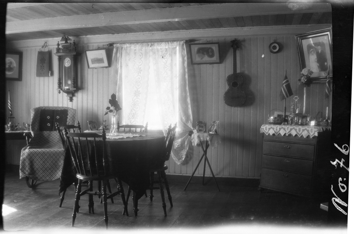 Interiørbilde fra stue på Grytøy.
