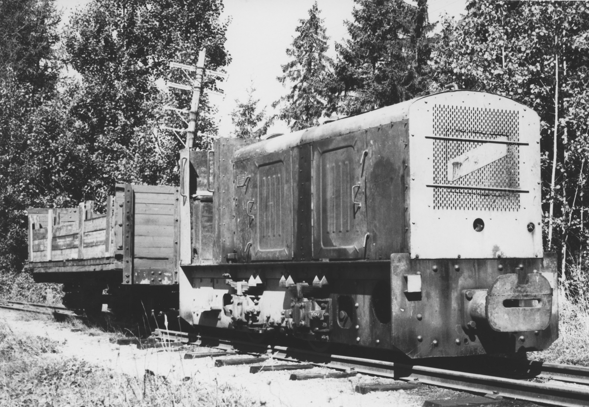 Urskog-Hølandsbanens diesellokomotiv kalt Bæleverket.
