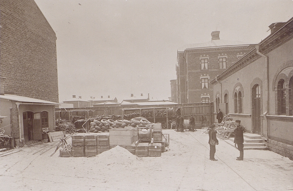 Förrådet i Gävle omkring 1900