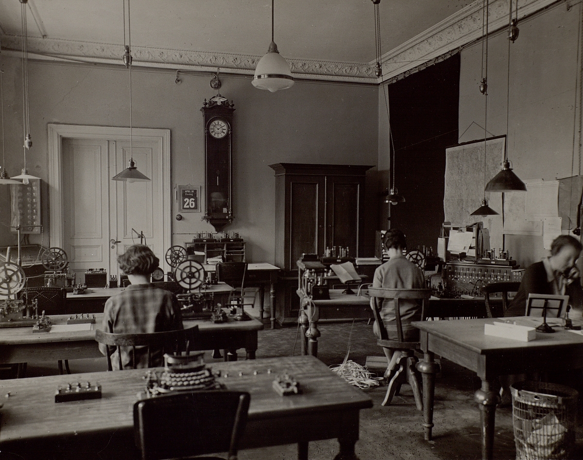 Umeå. Telegrafsalen, 1930.