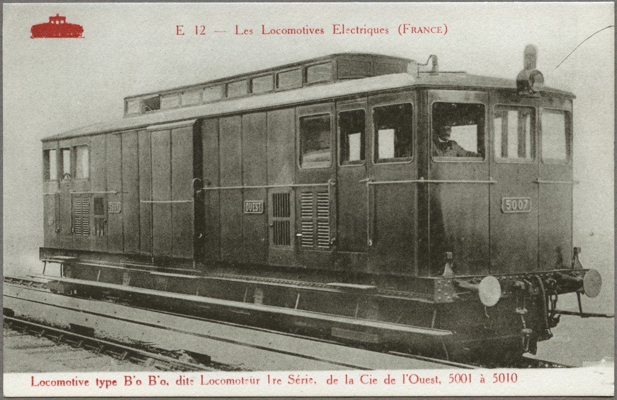 Compagnie des chemins de fer de l'Ouest, OUEST ellok 5007.