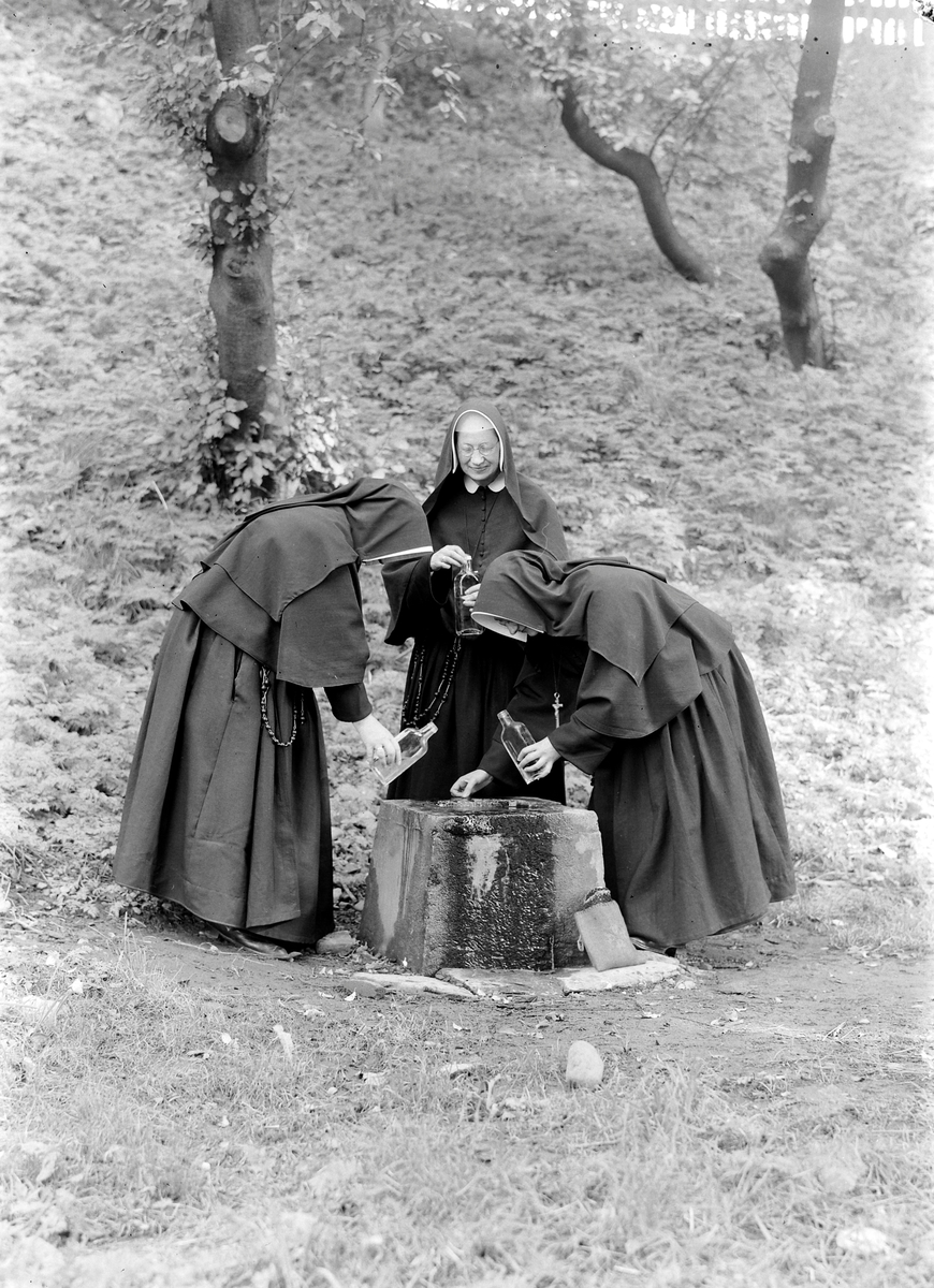 Nonner ved Olavskilden på Marinen