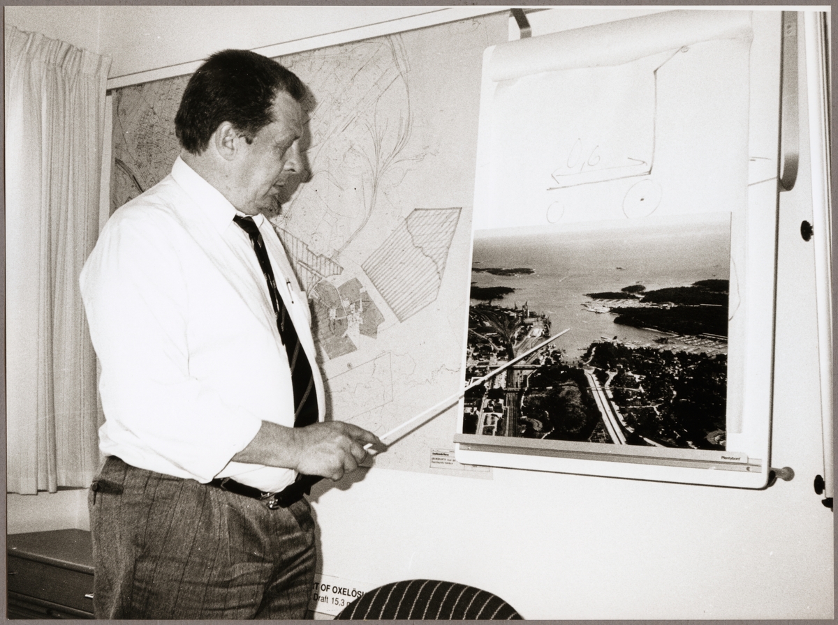 Rolf Bolin Verkställande Direktör, VD vid Oxelösunds hamn 1990.