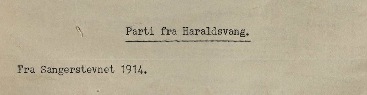 Parti fra Haraldsvang, 1914.