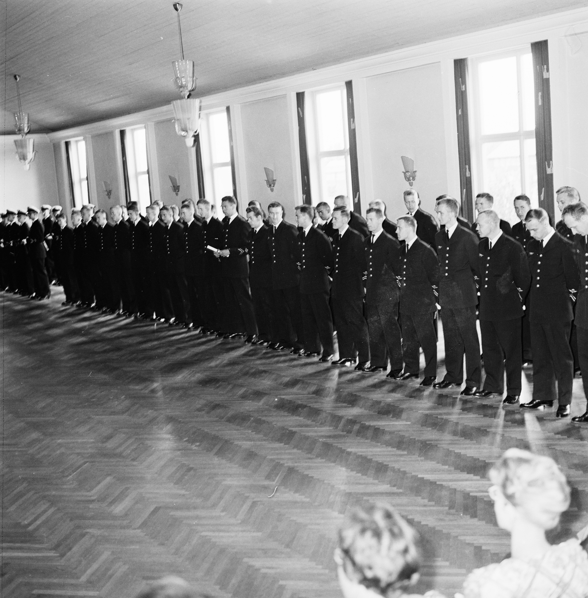 Examen vid Ärna, Uppsala 1961