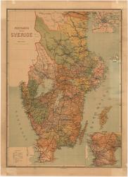 Post- och kommuniationskartor 1900-tal