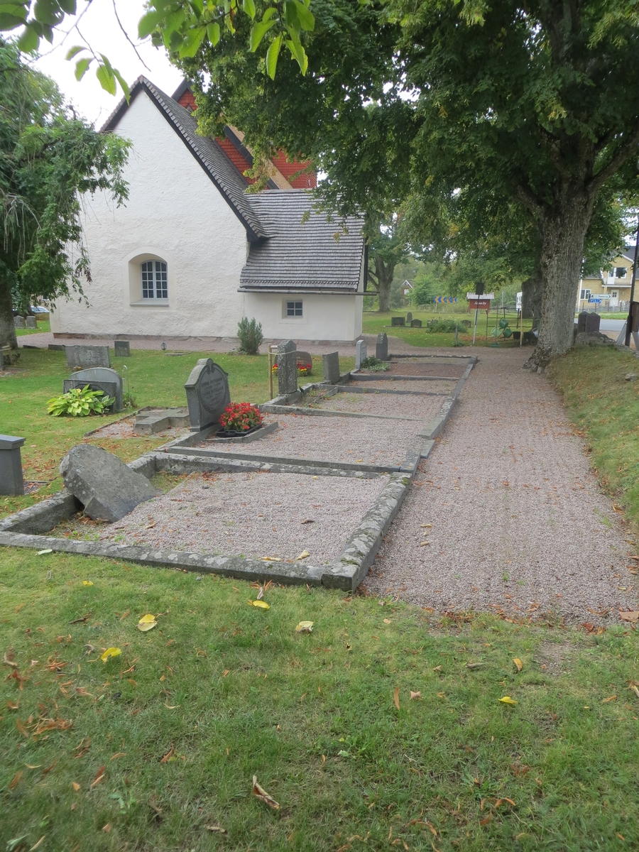 Exteriör från Haurida kyrkogård i Aneby kommun.