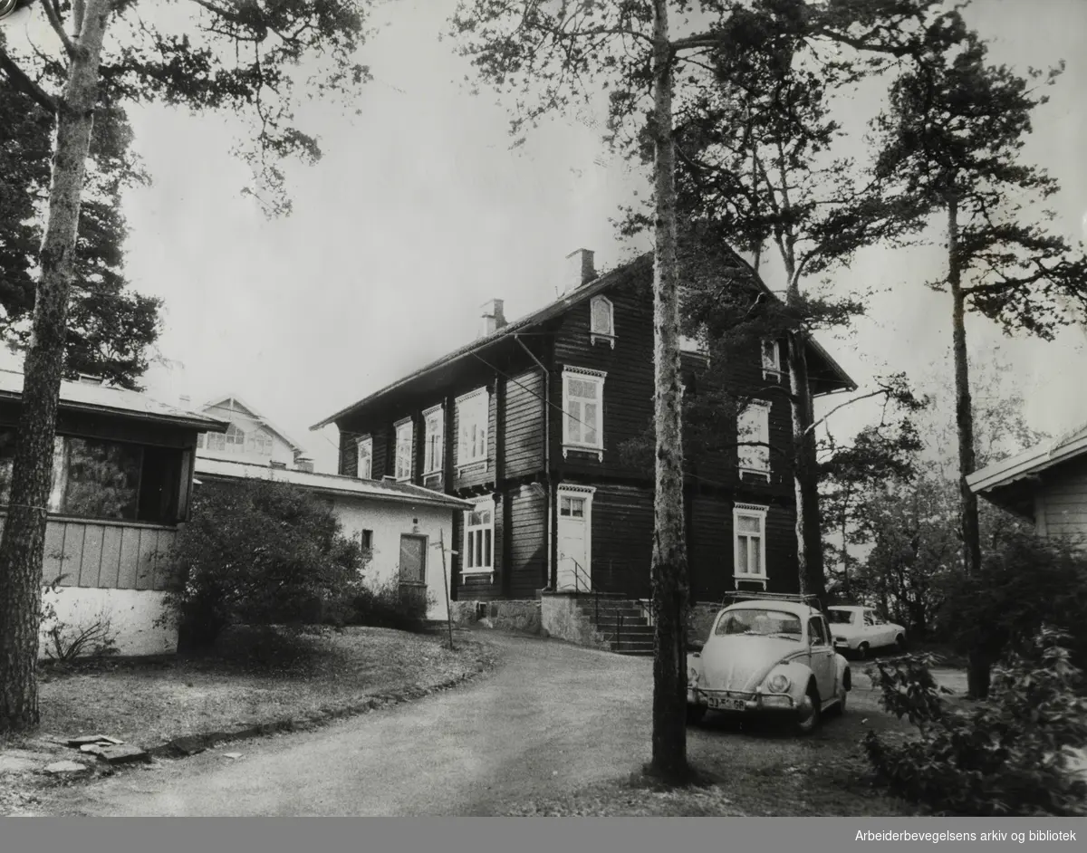Nordstrand. Hjemmet for døve. Oktober 1973