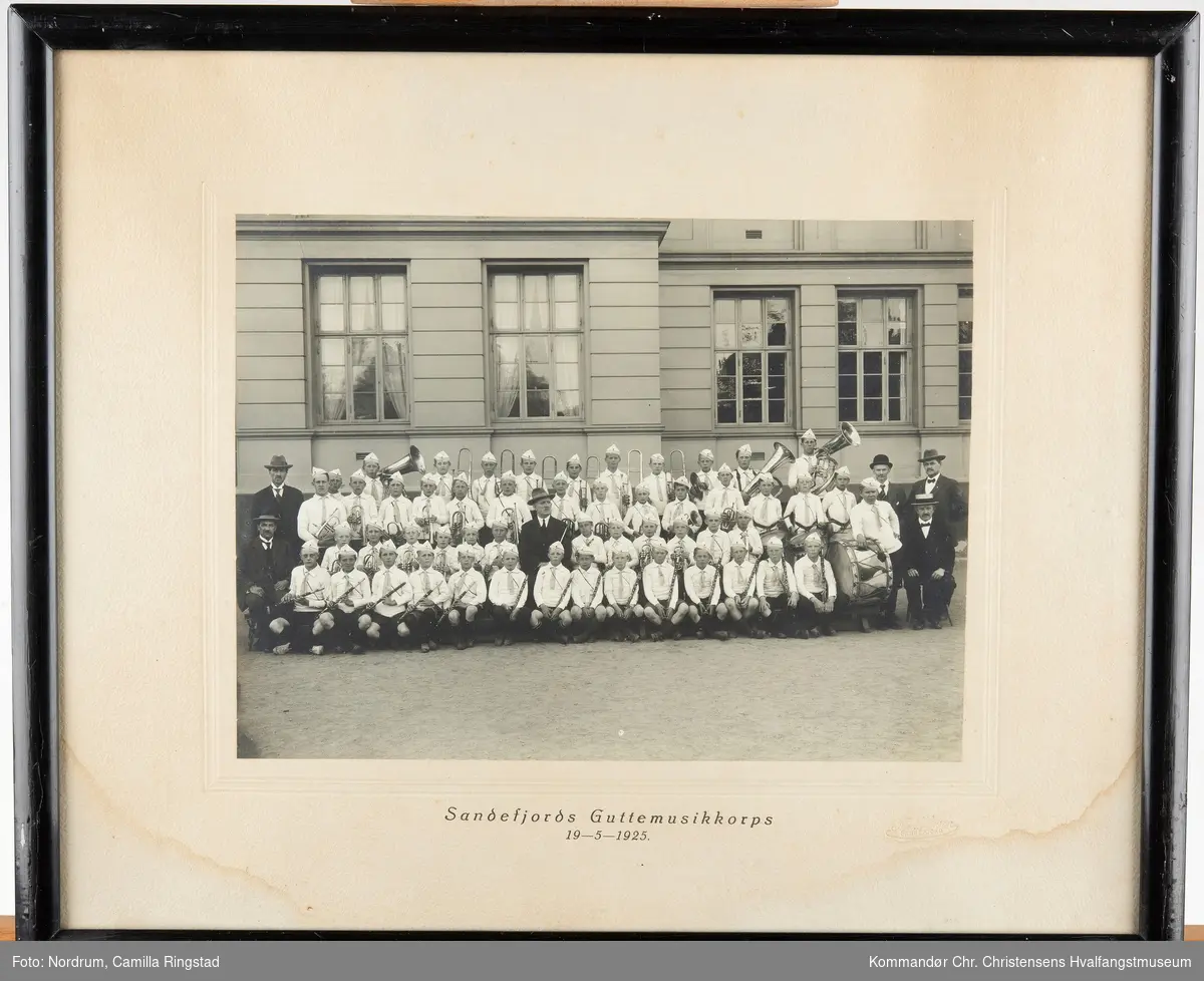 Sandefjord Guttemusikkorps 19-5-1925.