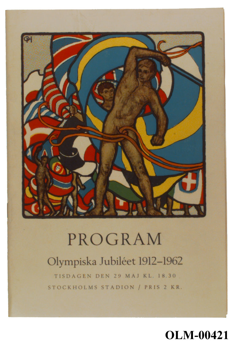 Program for det svensk-olympiske 50-årsjubileet 1912-62.