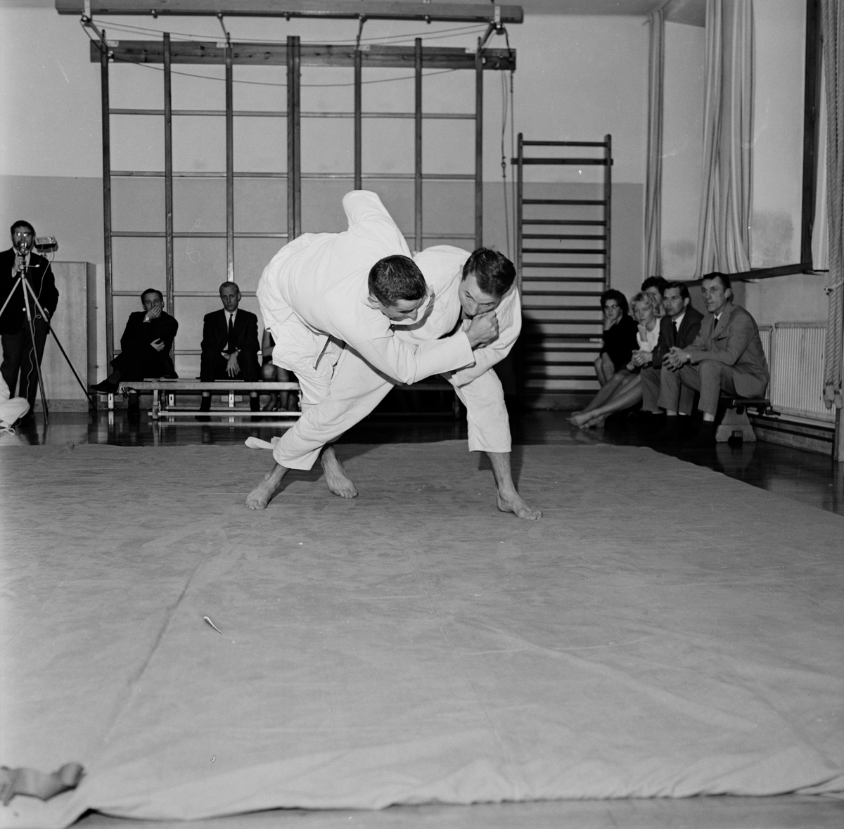 Uppsala studenters judoklubb, internationell judopremiär, Uppsala 1964