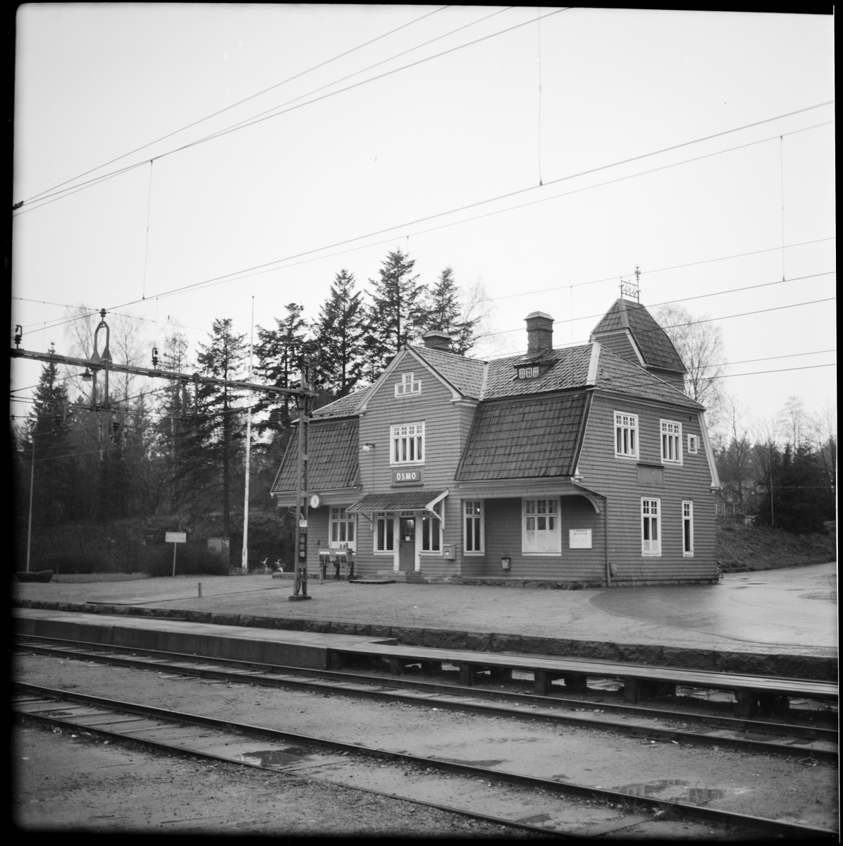 Stationshuset I Ösmo Järnvägsmuseet Digitaltmuseum 