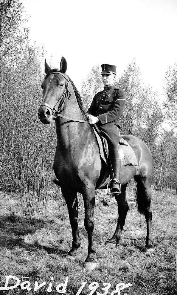 Konstapel till häst. David 1938.