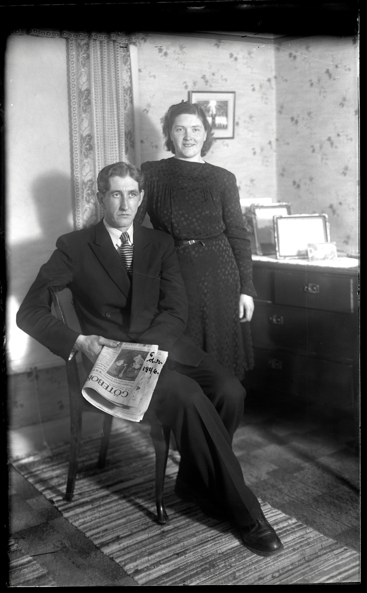 Anton Lundh och Gertrud Vadén