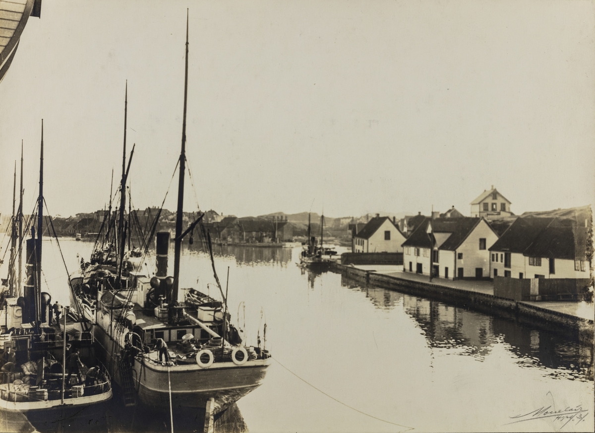 Smedasundet sett mot sydvest, ca. 1910.