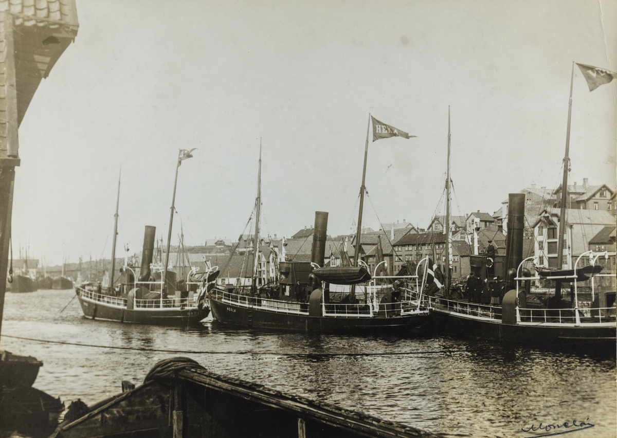 Smedasundet sett mot nordøst, ca. 1905.