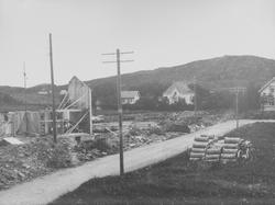 Lillesund sett mot nordøst, ca. 1950.