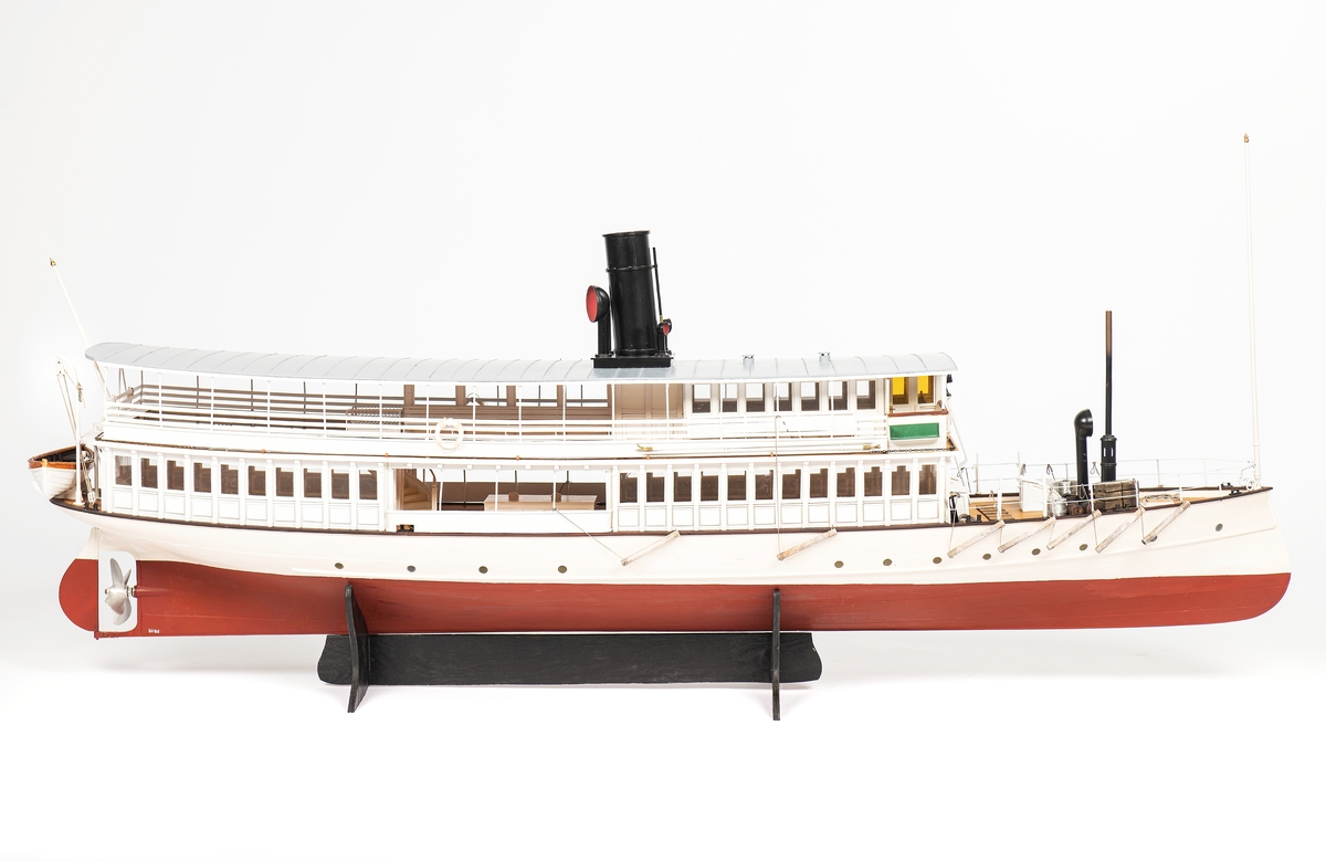 Modell av passagerarångfartyget Victoria byggd 1880.
