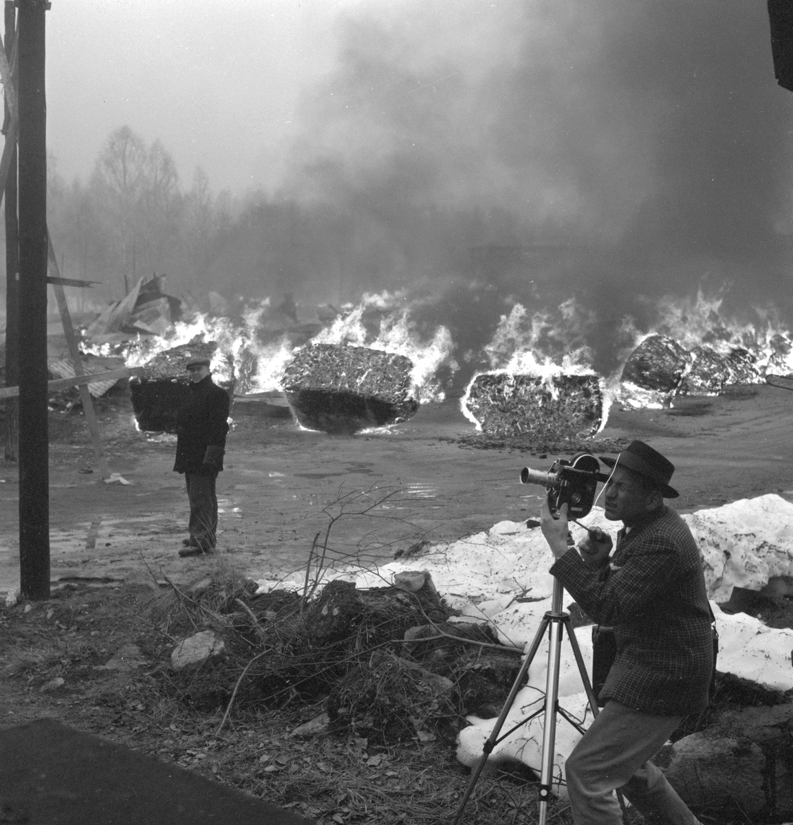 Eldsvåda i Rockhammar.
5 mars 1959.