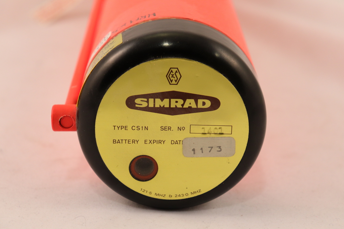 Simrad Type CS1N. 121,5 MHz & 243,0 MHz.