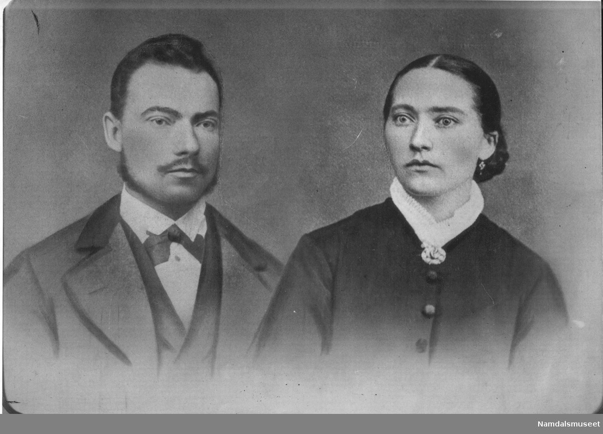 Johannes Bernhard Johnsen og hustru Justine f. Langøren
