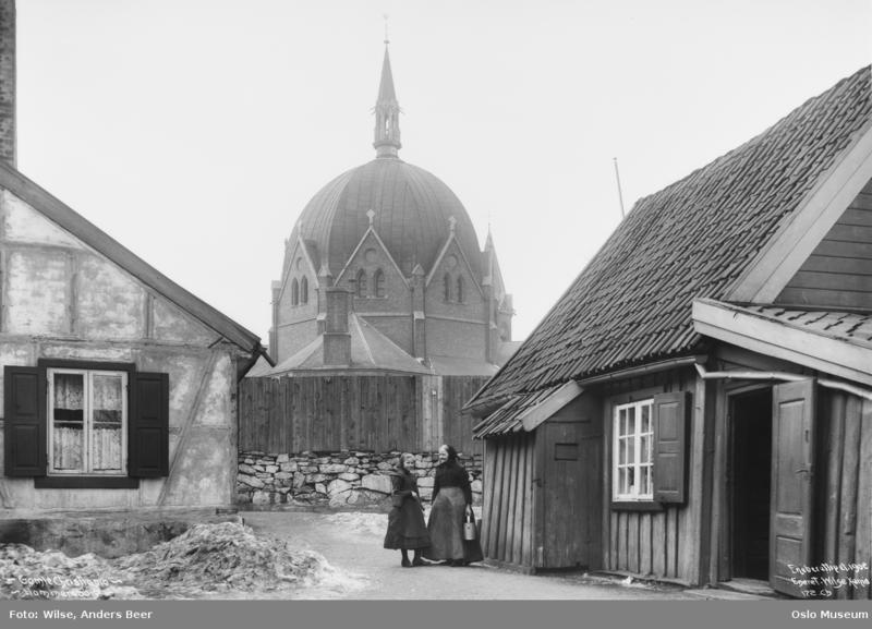 Fra Hammersborg i 1902. (Foto/Photo)