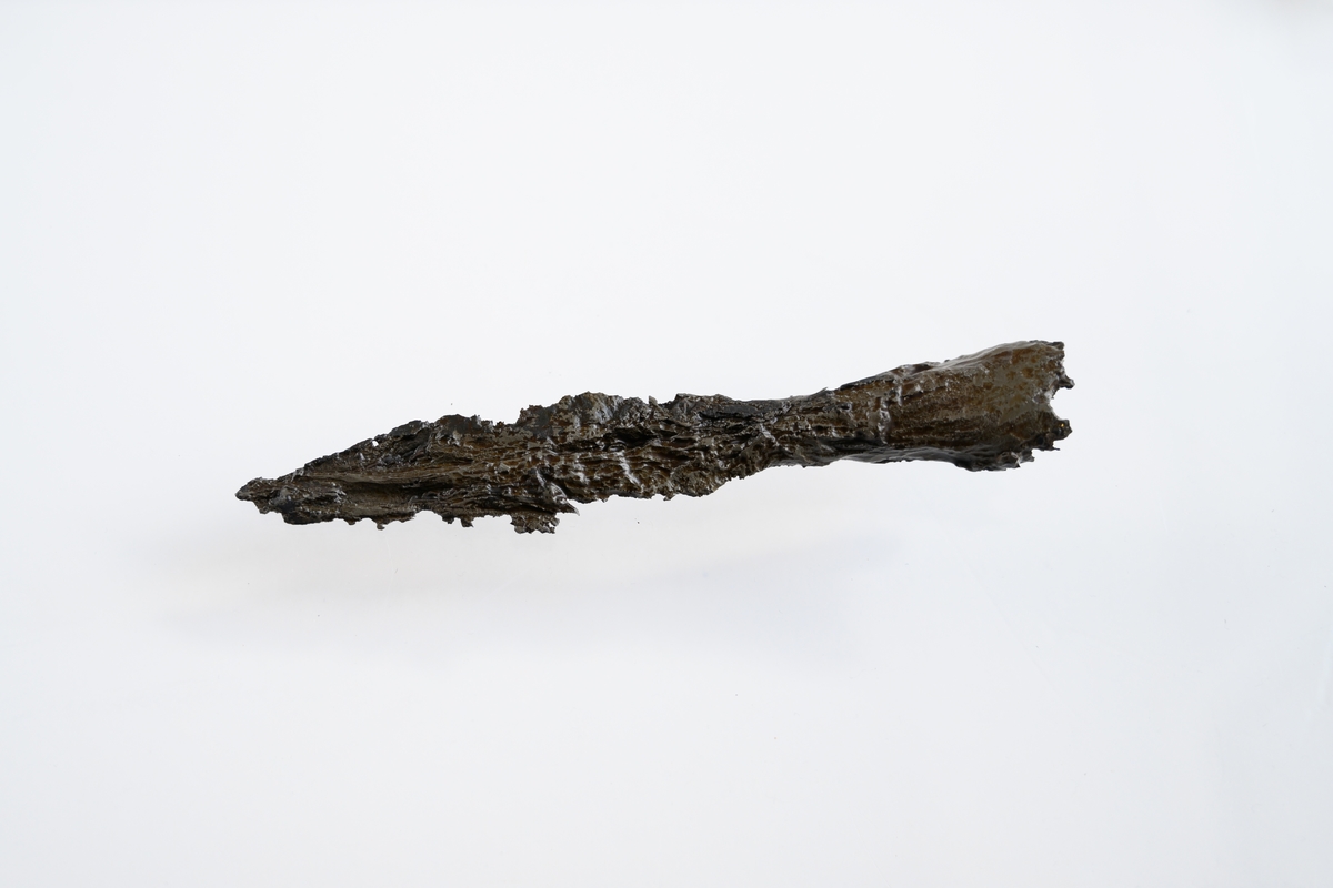 Spjutspets av järn från mitten av 1500-talet.