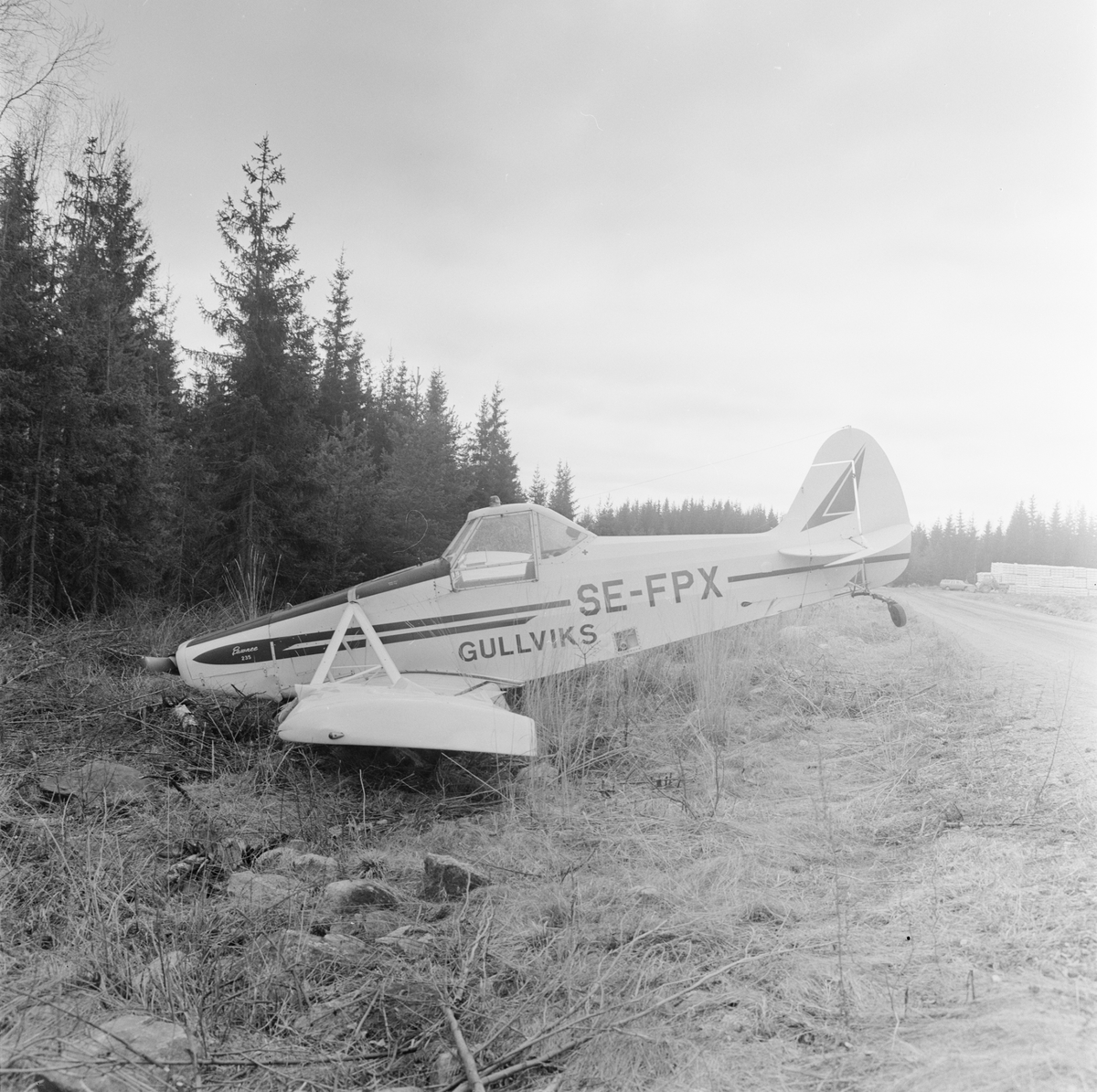 Gödselflygare havererade, Uppland, maj 1972