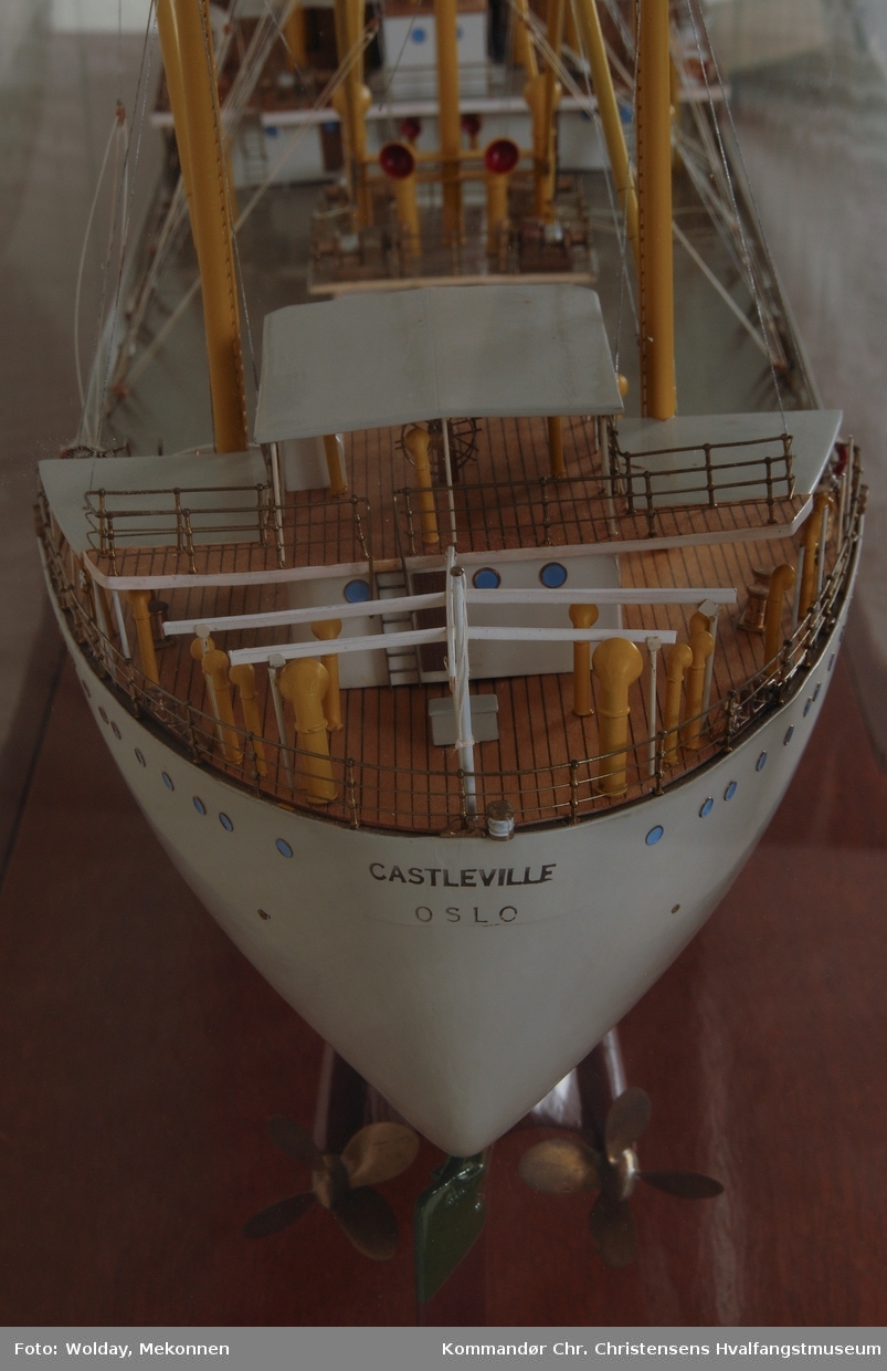 Modell av skipet CASTLEVILLE
