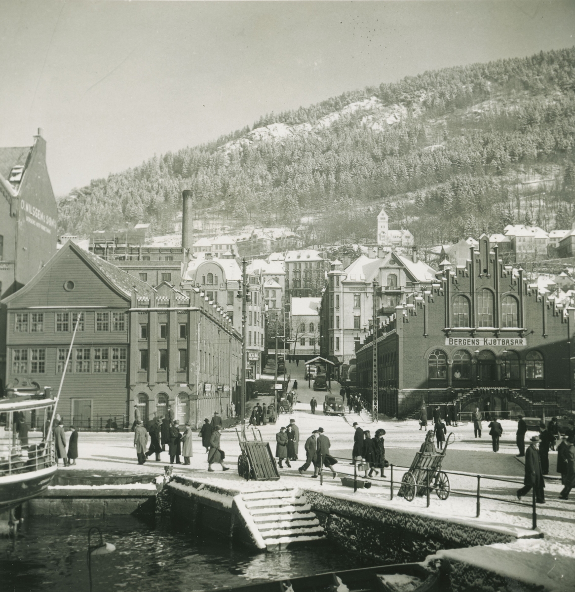 Bergen. Torget, ca. 1946.