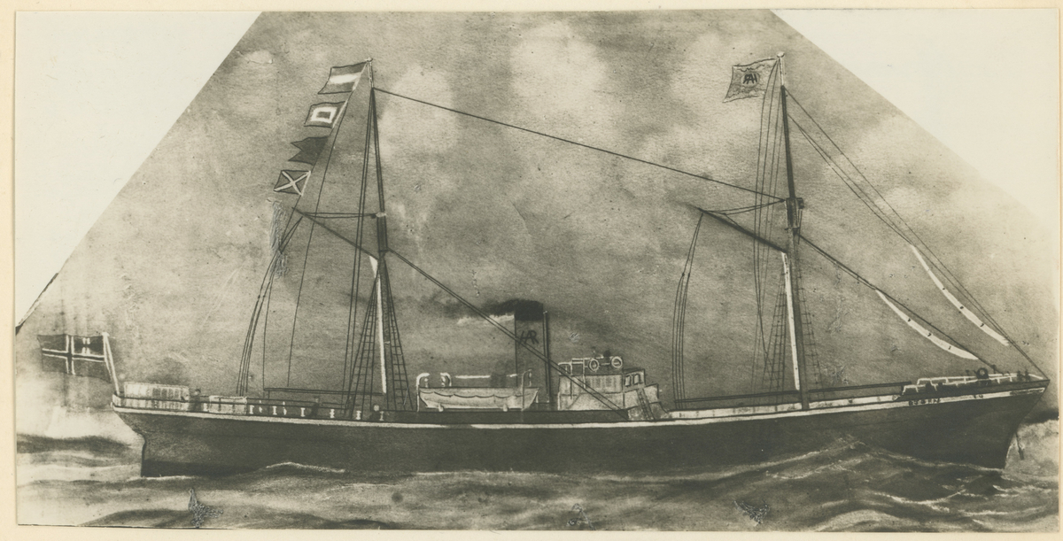 D/S "Bjørn", ca. 1890.
Detaljer: 387 nt.t.
Reder: H. A. Reinert.