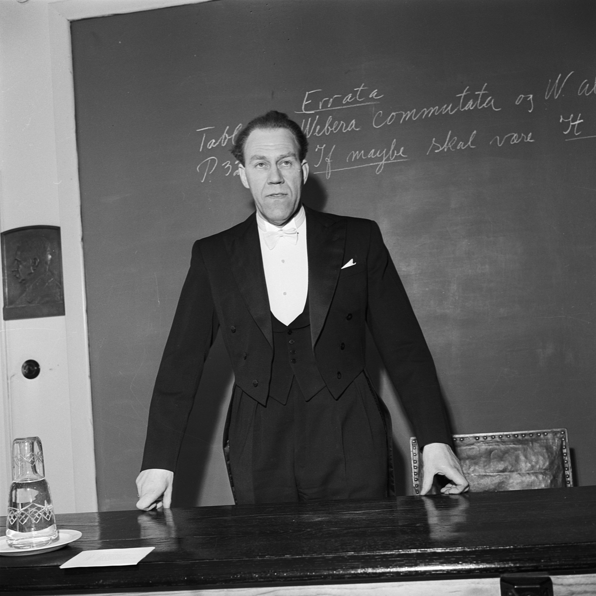Doktorsdisputation, Olav Gjaerevoll, Uppsala, maj 1956