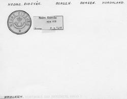 Stempelkatalog Nedre Eidsvåg, Bergen, Bergen, Hordaland